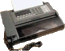 Fax icon -- a desktop computer and printer